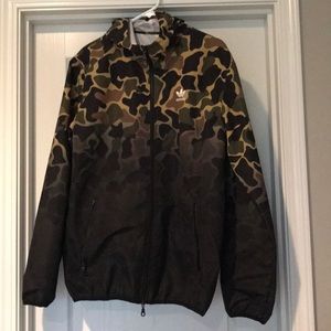 NWOT Men’s Adidas zip up windbreaker